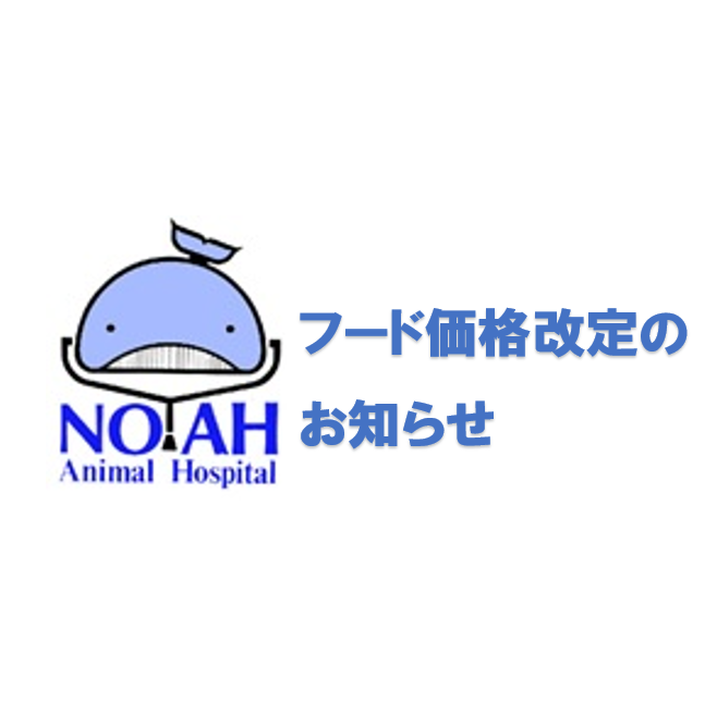 ＜フード価格改定のお知らせ＞